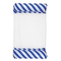 LEAN Dmuchany Hamak Wodny Materac Leżak Biało-Granatowy 120x70cm LEAN Dmuchany Hamak Wodny Materac Leżak Biało-Granatowy 120x70cm