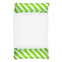 LEAN Dmuchany Hamak Wodny Materac Leżak Biało-Zielony 120x70cm LEAN Dmuchany Hamak Wodny Materac Leżak Biało-Zielony 120x70cm
