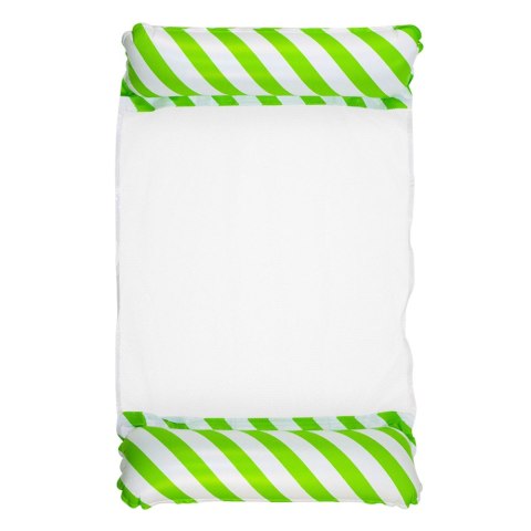 LEAN Dmuchany Hamak Wodny Materac Leżak Biało-Zielony 120x70cm LEAN Dmuchany Hamak Wodny Materac Leżak Biało-Zielony 120x70cm