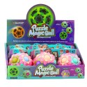 LEAN TOYS Magiczna Piłka Łamigłówka Logiczna Fluorescencyjna Wypustki 7cm Mix