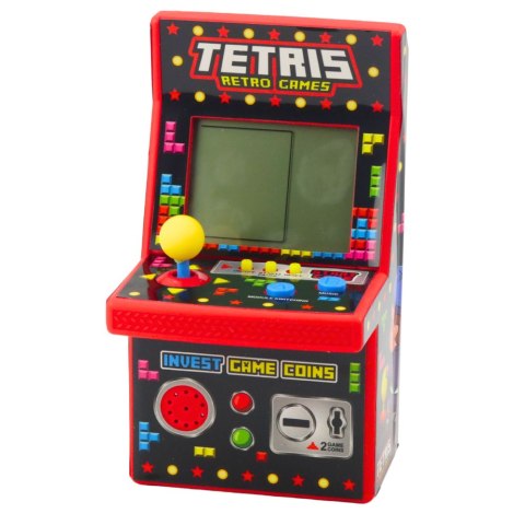 LEAN Toys Mini Automat Do Gry Tetris Retro 49 Gier 1676 Poziomów Czerwony LEAN Toys Mini Automat Do Gry Tetris Retro 49 Gier 1676 Poziomów Czerwony