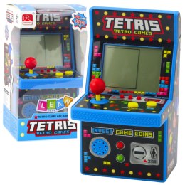 LEAN Toys Mini Automat Do Gry Tetris Retro 49 Gier 1676 Poziomów Niebieski