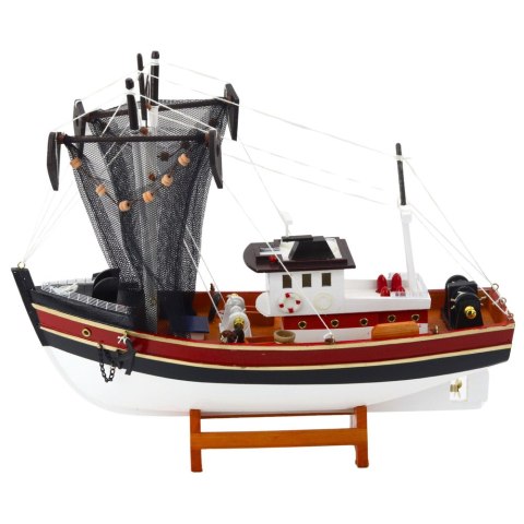 LEAN Toys Model Kolekcjonerski Dekoracyjny Statek Kuter Rybacki Sieć Połowowa 38x31cm LEAN Toys Model Kolekcjonerski Dekoracyjny Statek Kuter Rybacki Sieć Połowowa 38x31cm