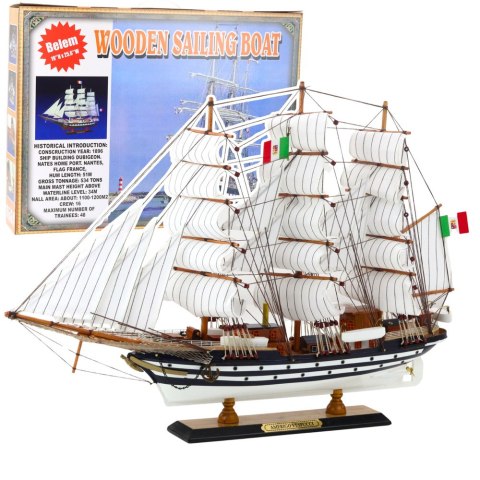 LEAN Toys Model Kolekcjonerski Dekoracyjny Statek Żaglowiec Amerigo Vespucci 64x46cm LEAN Toys Model Kolekcjonerski Dekoracyjny Statek Żaglowiec Amerigo Vespucci 64x46cm