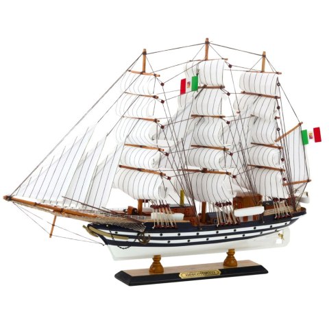 LEAN Toys Model Kolekcjonerski Dekoracyjny Statek Żaglowiec Amerigo Vespucci 64x46cm LEAN Toys Model Kolekcjonerski Dekoracyjny Statek Żaglowiec Amerigo Vespucci 64x46cm