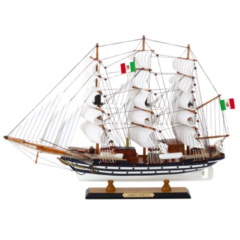 LEAN Toys Model Kolekcjonerski Dekoracyjny Statek Żaglowiec Amerigo Vespucci 64x46cm LEAN Toys Model Kolekcjonerski Dekoracyjny Statek Żaglowiec Amerigo Vespucci 64x46cm