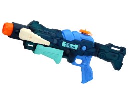 LEAN Toys Pistolet Na Wodę Niebieski Rozkładane Ramię 1000 ml Zasięg 8m Karabin