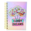 LEAN Zeszyt Notatnik W Linie Candy Dreams Cukierki Holograficzny A5 70 Kartek LEAN Zeszyt Notatnik W Linie Candy Dreams Cukierki Holograficzny A5 70 Kartek