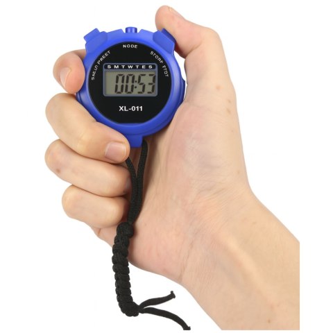 LEAN Stoper Cyfrowy LCD Elektroniczny Sportowy XL-011 Niebieski LEAN Stoper Cyfrowy LCD Elektroniczny Sportowy XL-011 Niebieski