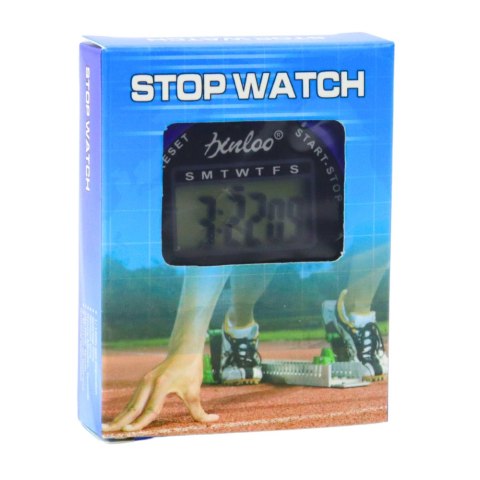 LEAN Stoper Cyfrowy LCD Elektroniczny Sportowy XL-011 Niebieski LEAN Stoper Cyfrowy LCD Elektroniczny Sportowy XL-011 Niebieski