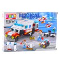 LEAN TOYS Klocki Konstrukcyjne Zestaw Ratowniczy Ambulans Pogotowie 6w1 122 el. LEAN TOYS Klocki Konstrukcyjne Zestaw Ratowniczy Ambulans Pogotowie 6w1 122 el.