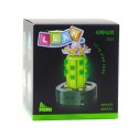 LEAN TOYS Mini Klocki Konstrukcyjne Kaktus Z Różowym Kwiatem 176 el.