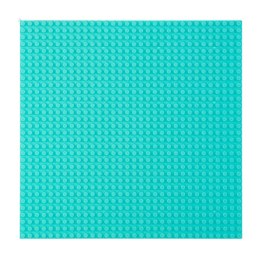LEAN TOYS Płyta Plansza Konstrukcyjna Do Klocków Budowania Jasnoniebieski 40x40cm