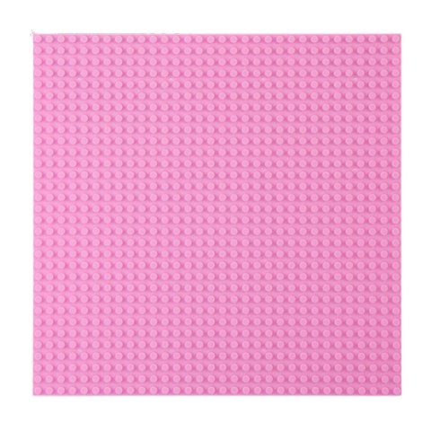 LEAN TOYS Płyta Plansza Konstrukcyjna Do Klocków Budowania Różowa 40x40cm