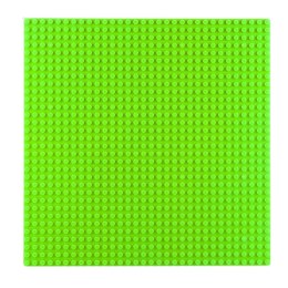 LEAN TOYS Płyta Plansza Konstrukcyjna Do Klocków Budowania Zielona 25,5x25,5 cm