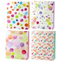 LEAN Torba Prezentowa Kropki Akwarelowe Pastelowe 32 × 26 × 10 cm