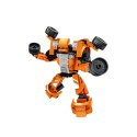 LEAN Toys Klocki Konstrukcyjne Auto Robot 2w1 Pomarańczowy Napęd 354 el.