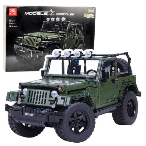 LEAN Toys Klocki Konstrukcyjne Auto Terenowe Zielony Khaki 2078 el. LEAN Toys Klocki Konstrukcyjne Auto Terenowe Zielony Khaki 2078 el.