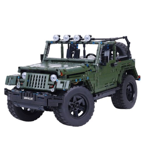 LEAN Toys Klocki Konstrukcyjne Auto Terenowe Zielony Khaki 2078 el. LEAN Toys Klocki Konstrukcyjne Auto Terenowe Zielony Khaki 2078 el.