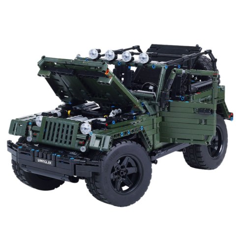 LEAN Toys Klocki Konstrukcyjne Auto Terenowe Zielony Khaki 2078 el. LEAN Toys Klocki Konstrukcyjne Auto Terenowe Zielony Khaki 2078 el.