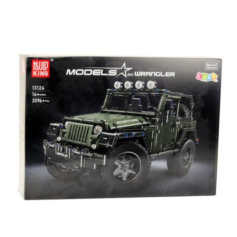 LEAN Toys Klocki Konstrukcyjne Auto Terenowe Zielony Khaki 2078 el. LEAN Toys Klocki Konstrukcyjne Auto Terenowe Zielony Khaki 2078 el.