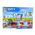 LEAN Toys Klocki Konstrukcyjne Baza Strażacka Pojazdy Straż Pożarna 4w1 808 el.
