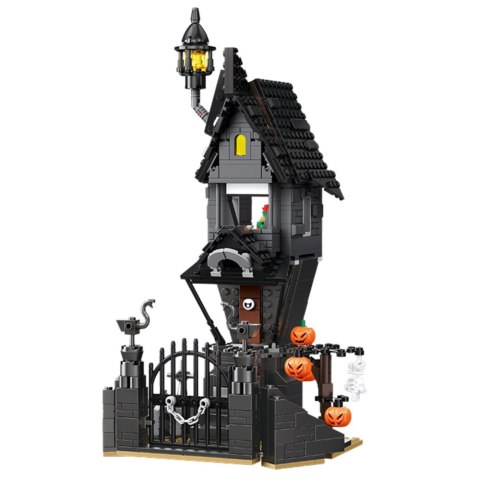 LEAN Toys Klocki Konstrukcyjne Dom Strachu Halloween Wieża 581 el. LEAN Toys Klocki Konstrukcyjne Dom Strachu Halloween Wieża 581 el.