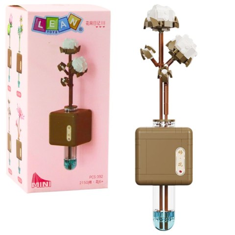 LEAN Toys Klocki Konstrukcyjne Gałązka Kwiat Bawełny W Fiolce 392 el. LEAN Toys Klocki Konstrukcyjne Gałązka Kwiat Bawełny W Fiolce 392 el.