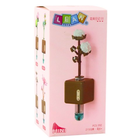 LEAN Toys Klocki Konstrukcyjne Gałązka Kwiat Bawełny W Fiolce 392 el. LEAN Toys Klocki Konstrukcyjne Gałązka Kwiat Bawełny W Fiolce 392 el.
