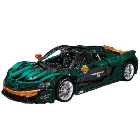 LEAN Toys Klocki Konstrukcyjne Samochód Sportowy Zielony 1:8 P1 3268el LEAN Toys Klocki Konstrukcyjne Samochód Sportowy Zielony 1:8 P1 3268el