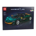 LEAN Toys Klocki Konstrukcyjne Samochód Sportowy Zielony 1:8 P1 3268el