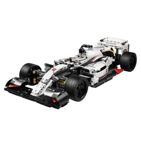 LEAN Toys Klocki Konstrukcyjne Samochód Wyścigowy F1 Biało-Czerwony 1235 el. LEAN Toys Klocki Konstrukcyjne Samochód Wyścigowy F1 Biało-Czerwony 1235 el.