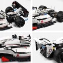 LEAN Toys Klocki Konstrukcyjne Samochód Wyścigowy F1 Biało-Czerwony 1235 el.