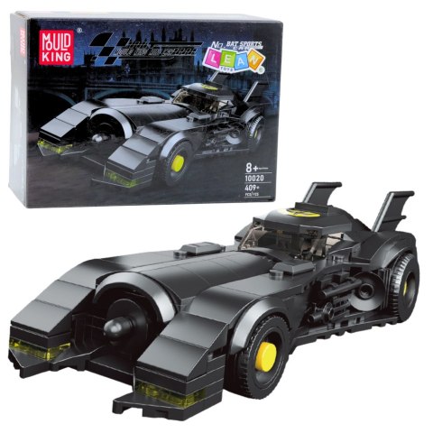 LEAN Toys Klocki Konstrukcyjne Samochód Wyścigowy Superbohatera Czarny 409 el.