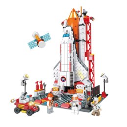 LEAN Toys Klocki Konstrukcyjne Statek Kosmiczny Rakieta Stacja 512 el.