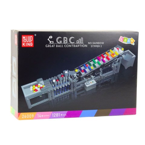 LEAN Toys Klocki Konstrukcyjne Tor Na Kulki Z Silnikiem Elektrycznym 1281 el. LEAN Toys Klocki Konstrukcyjne Tor Na Kulki Z Silnikiem Elektrycznym 1281 el.