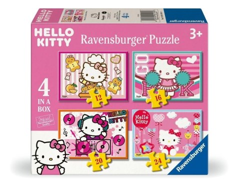Puzzle dla dzieci 2D: Hello Kitty 4w1 Puzzle dla dzieci 2D: Hello Kitty 4w1