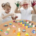 WOOPIE Zestaw Kreatywny z Farbami DIY Zrób Odlewy Gipsowe Figurki i Pomaluj - Zestaw Dinozaury WOOPIE Zestaw Kreatywny z Farbami DIY Zrób Odlewy Gipsowe Figurki i Pomaluj - Zestaw Dinozaury