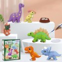 WOOPIE Zestaw Kreatywny z Farbami DIY Zrób Odlewy Gipsowe Figurki i Pomaluj - Zestaw Dinozaury WOOPIE Zestaw Kreatywny z Farbami DIY Zrób Odlewy Gipsowe Figurki i Pomaluj - Zestaw Dinozaury