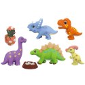 WOOPIE Zestaw Kreatywny z Farbami DIY Zrób Odlewy Gipsowe Figurki i Pomaluj - Zestaw Dinozaury WOOPIE Zestaw Kreatywny z Farbami DIY Zrób Odlewy Gipsowe Figurki i Pomaluj - Zestaw Dinozaury