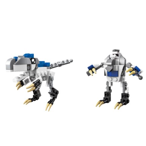 LEAN Klocki Konstrukcyjne Dinozaur Robot 2w1 57-70 el. Mix LEAN Klocki Konstrukcyjne Dinozaur Robot 2w1 57-70 el. Mix