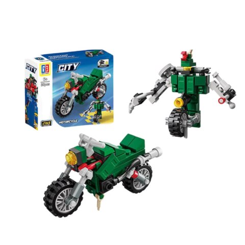 LEAN TOYS Klocki Konstrukcyjne 2w1 Pojazd Robot Mini Zestaw 42-65 el. Mix LEAN TOYS Klocki Konstrukcyjne 2w1 Pojazd Robot Mini Zestaw 42-65 el. Mix