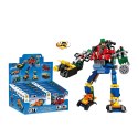 LEAN TOYS Klocki Konstrukcyjne 2w1 Pojazd Robot Mini Zestaw 42-65 el. Mix