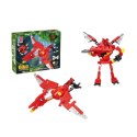 LEAN TOYS Klocki Konstrukcyjne Dinozaur Robot 2w1 50-70 el. Mix