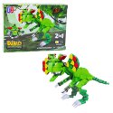 LEAN TOYS Klocki Konstrukcyjne Zestaw Dinozaur Robot 2w1 145-161 el. Mix