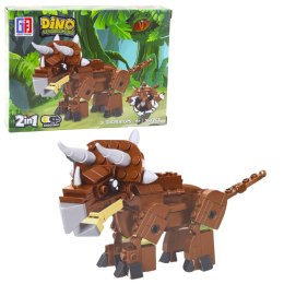 LEAN TOYS Klocki Konstrukcyjne Zestaw Dinozaur Robot 2w1 148-175 el. Mix