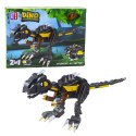 LEAN TOYS Klocki Konstrukcyjne Zestaw Dinozaur Robot 2w1 153-179 el. Mix