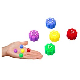 LEAN Toys Gra Zręcznościowa Zestaw Kości Do Gry Gonggi Pudełko 5szt.