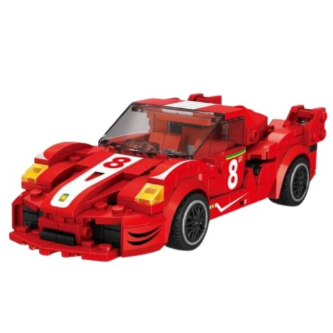 LEAN Toys Klocki Konstrukcyjne Auto Robot 2w1 Czerwony Napęd 341 el. LEAN Toys Klocki Konstrukcyjne Auto Robot 2w1 Czerwony Napęd 341 el.