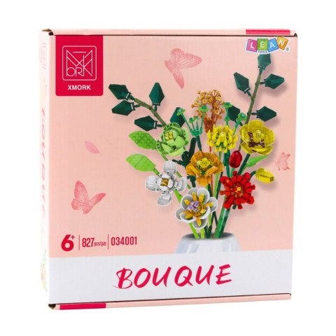 LEAN Toys Klocki Konstrukcyjne Dekoracyjny Bukiet Kwiaty Kolorowe 827 el. LEAN Toys Klocki Konstrukcyjne Dekoracyjny Bukiet Kwiaty Kolorowe 827 el.